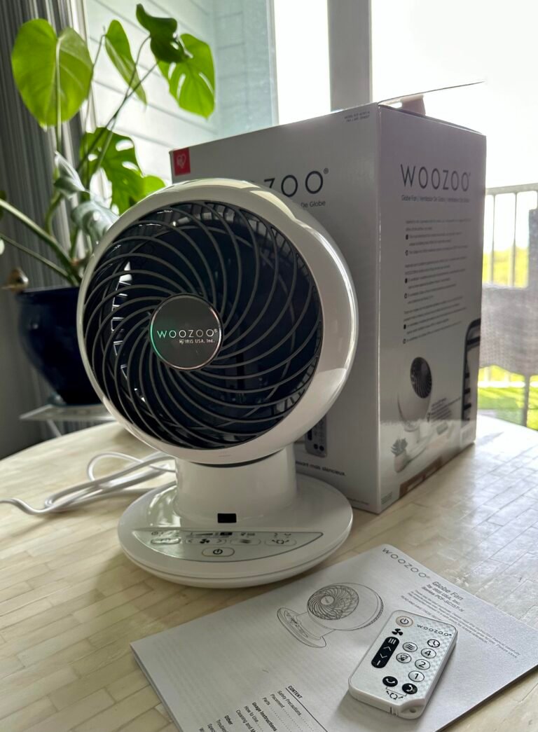 Woozoo Compact Personal Oscillating Fan - Portable Cooling