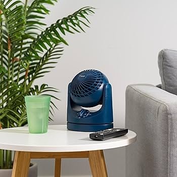 Woozoo Globe Fan Blue - Unique Color Air Circulator