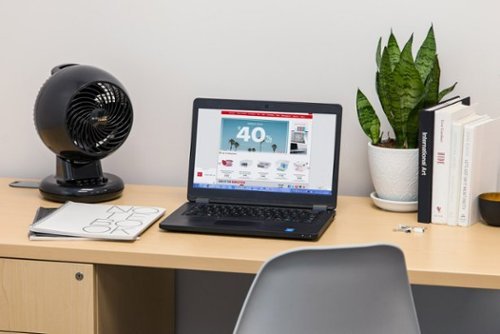 Woozoo Oscillating Desk Fan - Compact Office Air Circulator
